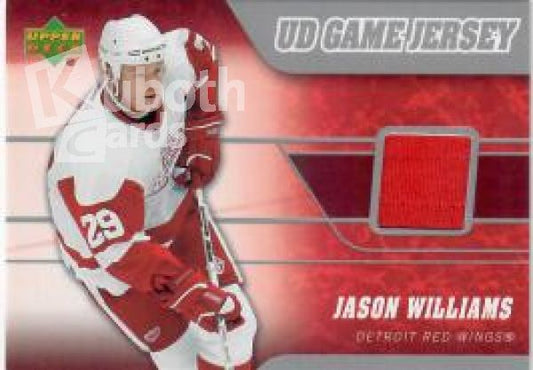 NHL 2006-07 Upper Deck Game Jerseys - No J-JW - Jason Williams