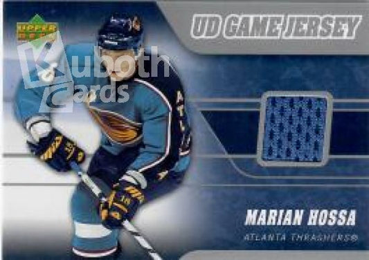 NHL 2006-07 Upper Deck Game Jerseys - No J-MH - Marian Hossa