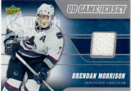 NHL 2006-07 Upper Deck Game Jerseys - No J-Brendan Morrison