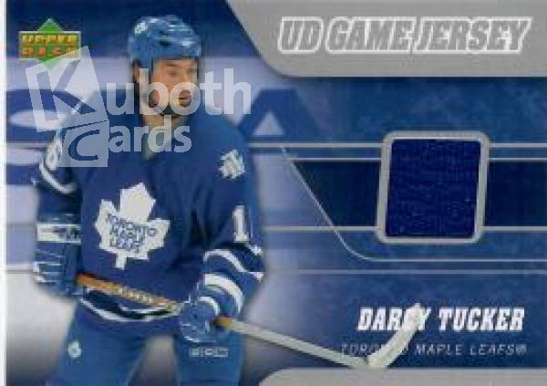 NHL 2006-07 Upper Deck Game Jerseys - No J2-DT - Darcy Tucker