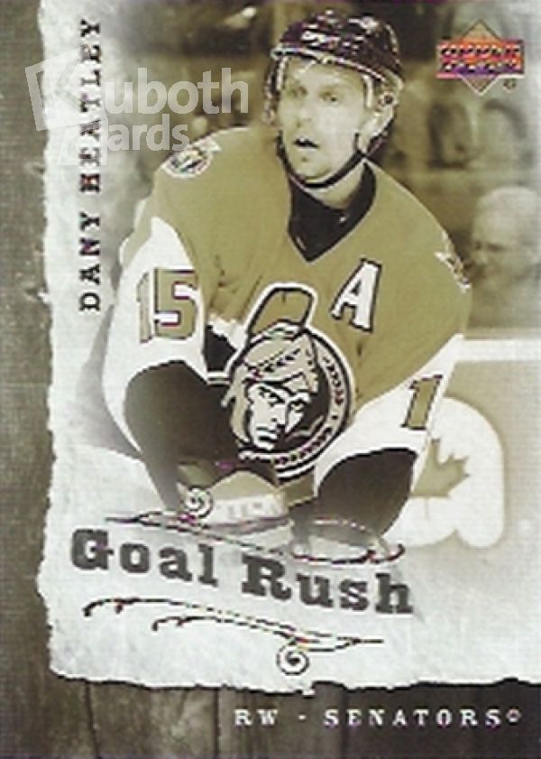 NHL 2006-07 Upper Deck Goal Rush - No GR3 - Dany Heatley