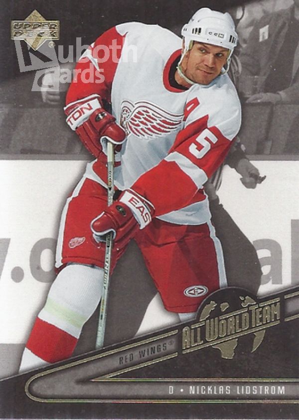 NHL 2006-07 Upper Deck All World - No AW2 - Nicklas Lidstrom