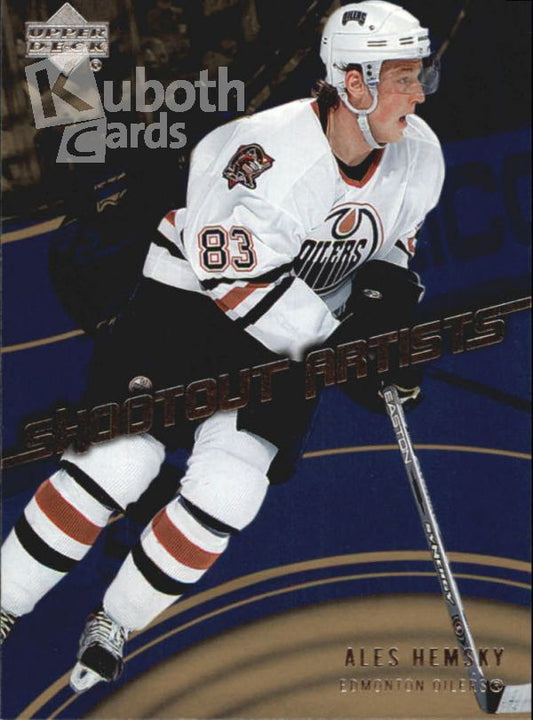 NHL 2006-07 Upper Deck Shootout Artists - No SA6 - Ales Hemsky