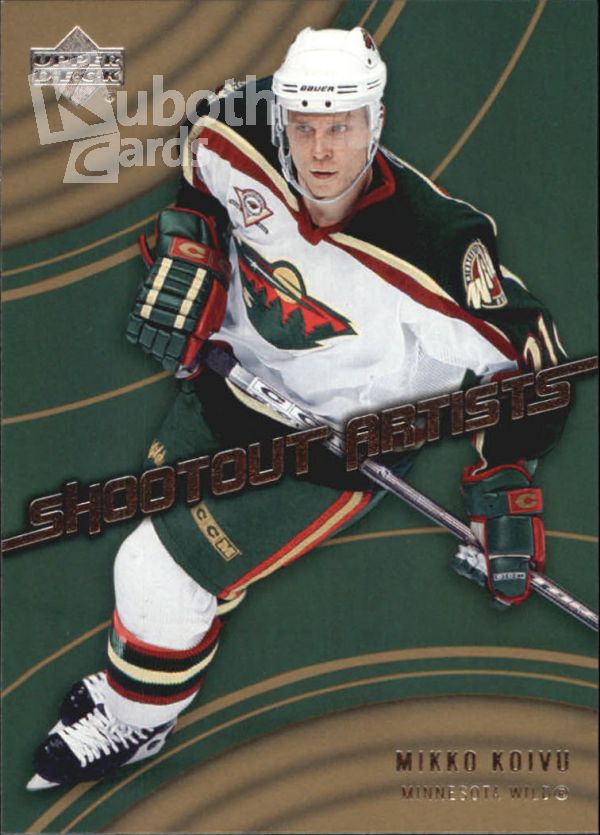 NHL 2006-07 Upper Deck Shootout Artists - No SA7 - Mikko Koivu