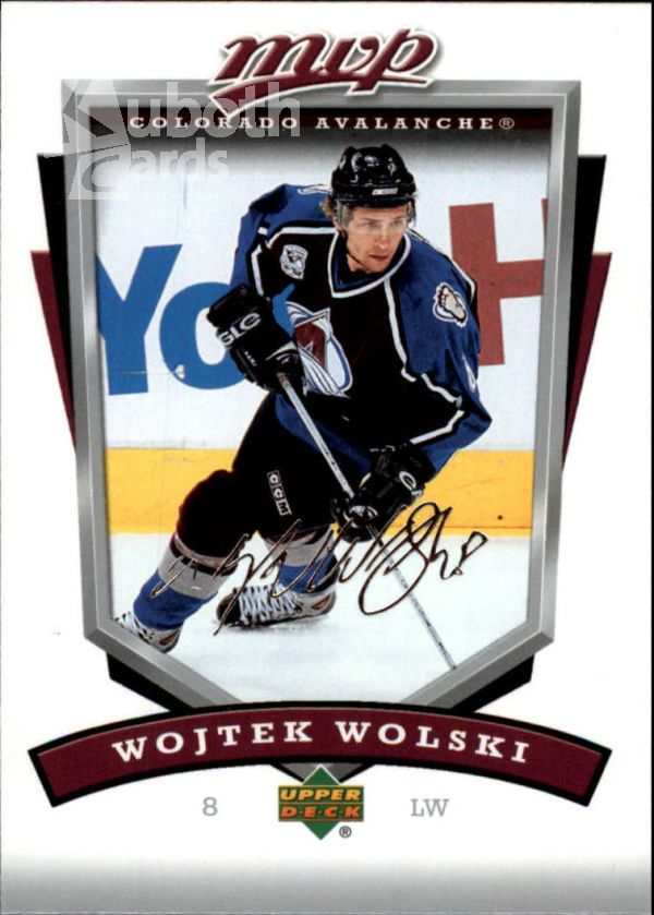 NHL 2006-07 Upper Deck MVP - No. 75 - Wojtech Wolski