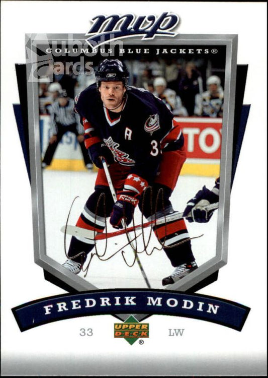 NHL 2006-07 Upper Deck MVP - No 86 - Fredrik Modin