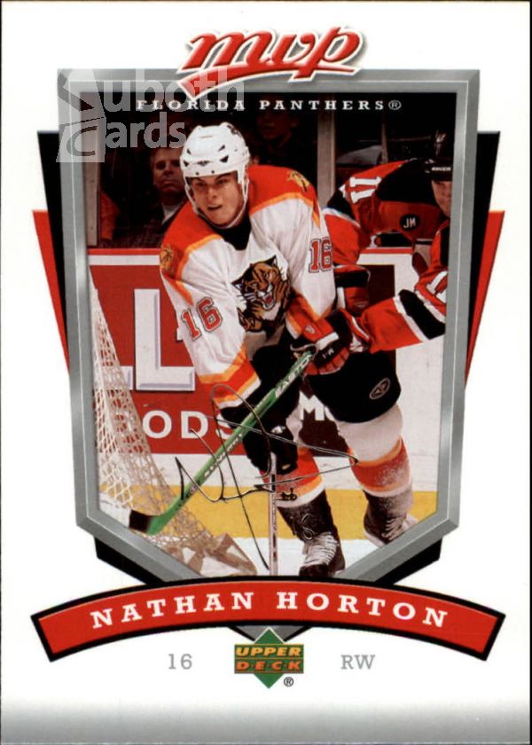 NHL 2006-07 Upper Deck MVP - No 123 - Nathan Horton