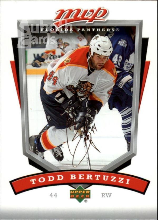 NHL 2006-07 Upper Deck MVP - No. 127 - Todd Bertuzzi