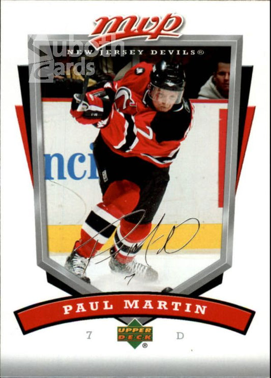 NHL 2006-07 Upper Deck MVP - No. 180 - Paul Martin