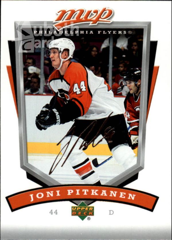 NHL 2006-07 Upper Deck MVP - No 212 - Joni Pitkanen