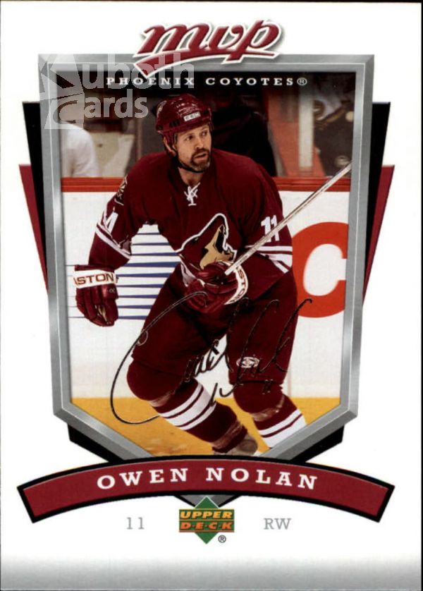 NHL 2006-07 Upper Deck MVP - No 230 - Owen Nolan