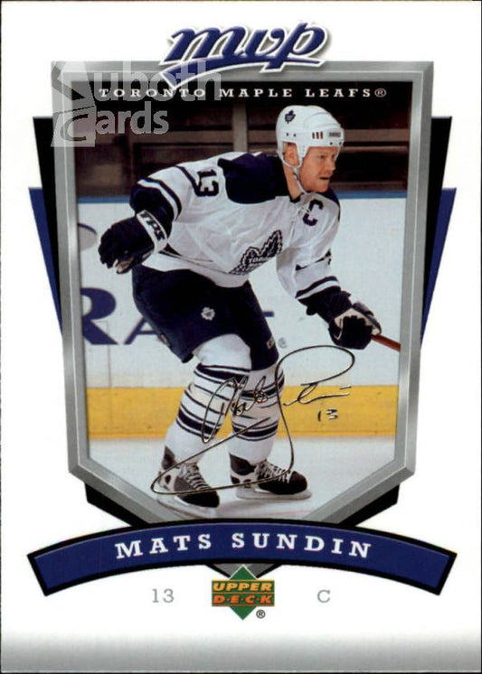 NHL 2006-07 Upper Deck MVP - No 268 - Mats Sundin