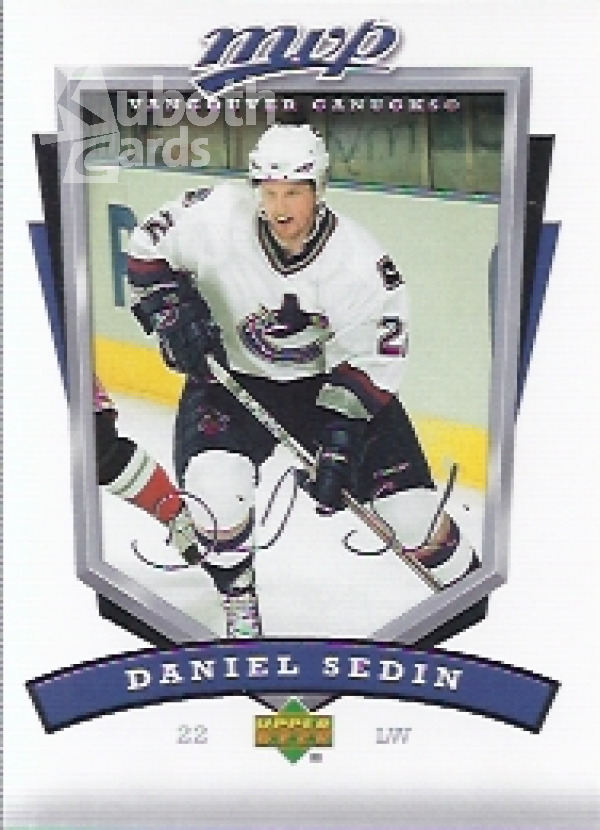 NHL 2006-07 Upper Deck MVP - No 284 - Daniel Sedin