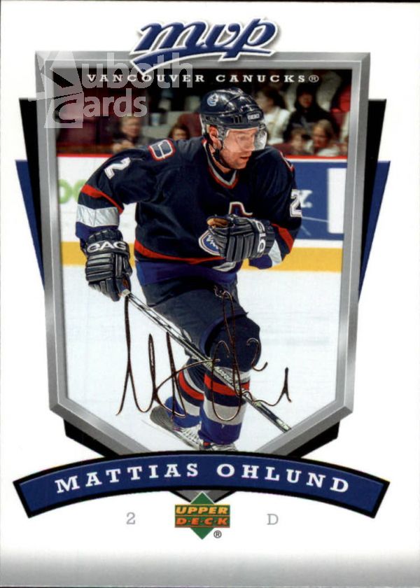 NHL 2006-07 Upper Deck MVP - No. 285 - Mattias Ohlund