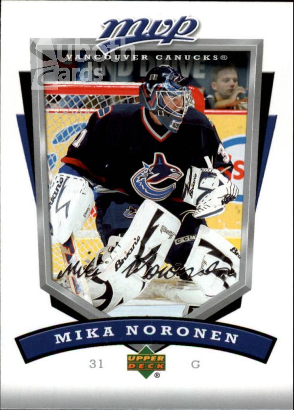 NHL 2006-07 Upper Deck MVP - No. 289 - Mika Noronen