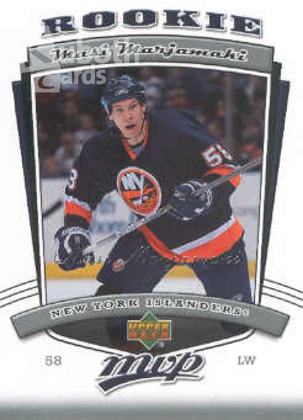 NHL 2006-07 Upper Deck MVP - No 345 - Masi Marjamaki