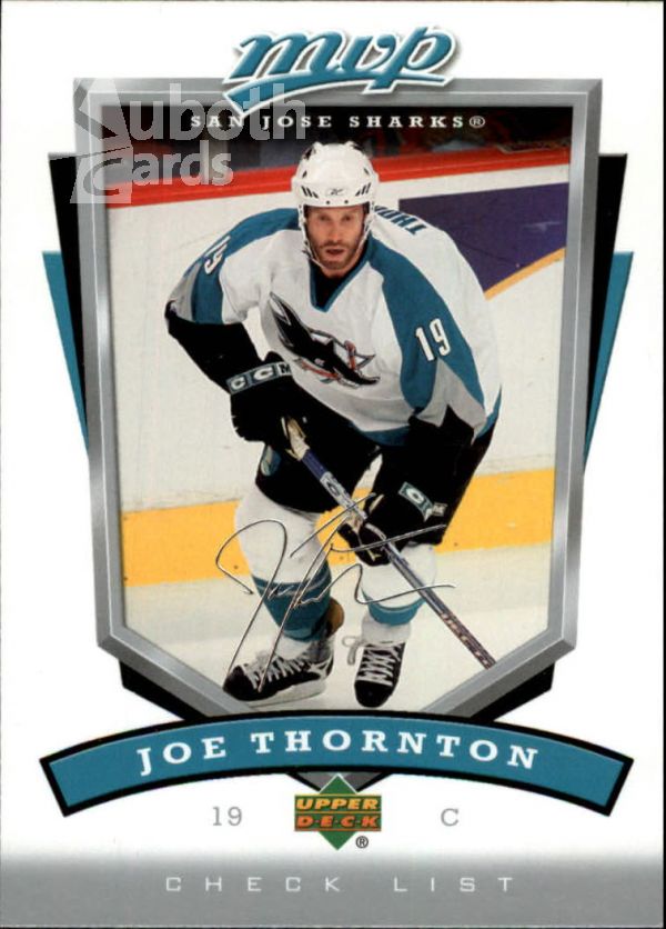 NHL 2006-07 Upper Deck MVP - No. 358 - Joe Thornton