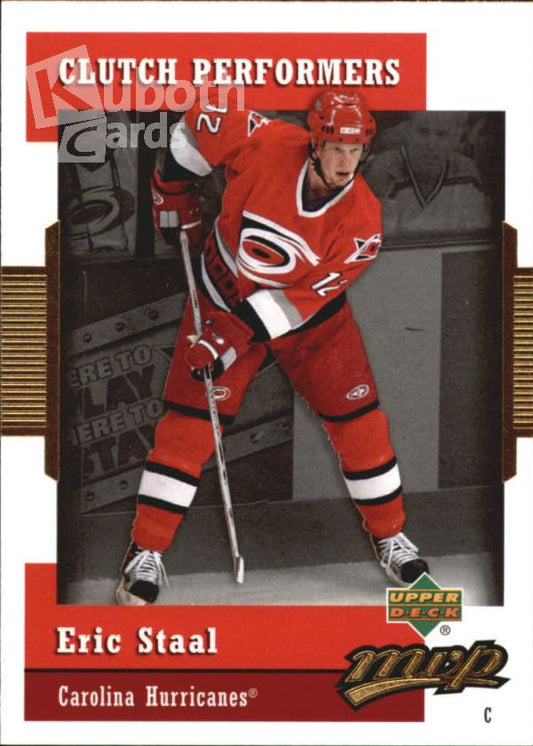 NHL 2006-07 Upper Deck MVP Clutch Performers - No CP11 - Eric Staal