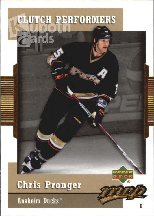 NHL 2006-07 Upper Deck MVP Clutch Performers - No CP15 - Chris Pronger