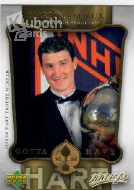 NHL 2006-07 Upper Deck MVP Gotta Have Hart - No HH8 - Mario Lemieux