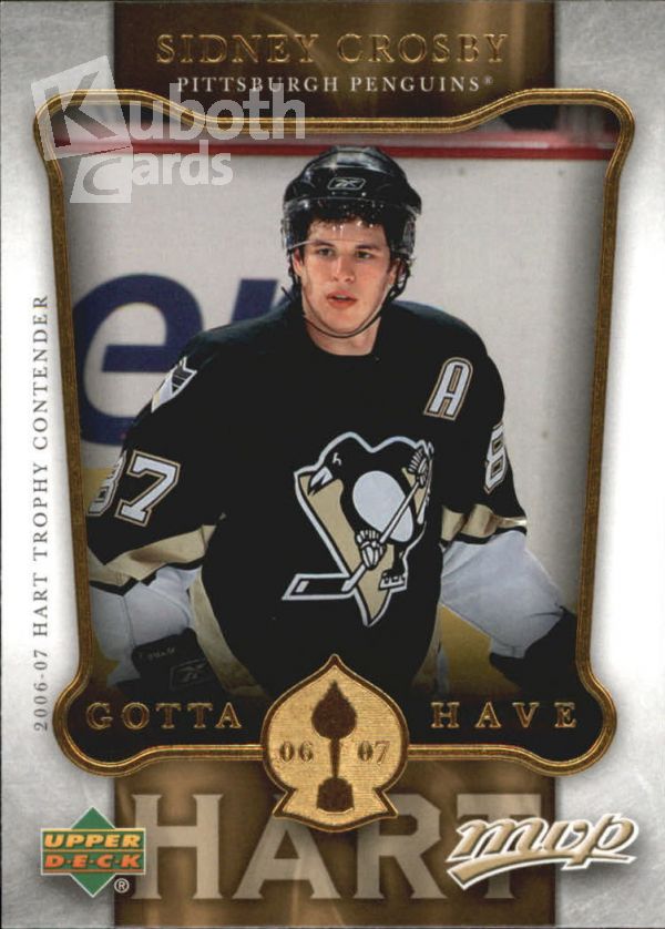 NHL 2006-07 Upper Deck MVP Gotta Have Hart - No HH13 - Sidney Crosby