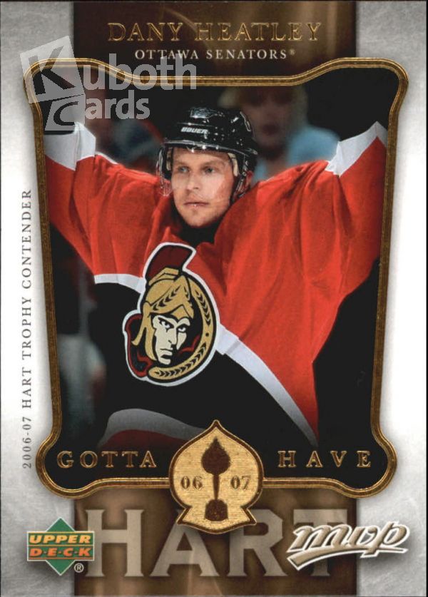 NHL 2006-07 Upper Deck MVP Gotta Have Hart - No HH25 - Dany Heatley