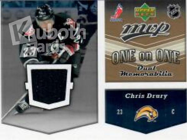 NHL 2006-07 Upper Deck MVP Jerseys One on One - OJ-DK - Chris Drury / Alex Kovalev