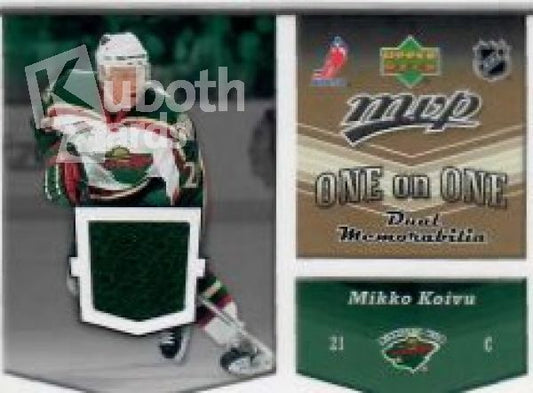NHL 2006-07 Upper Deck MVP Jerseys One on One - OJ-KR - Miikko Koivu / Tuomo Ruutu