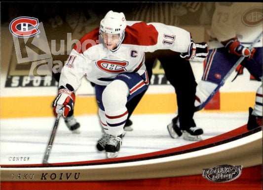 NHL 2006-07 Upper Deck Power Play - No 52 - Saku Koivu