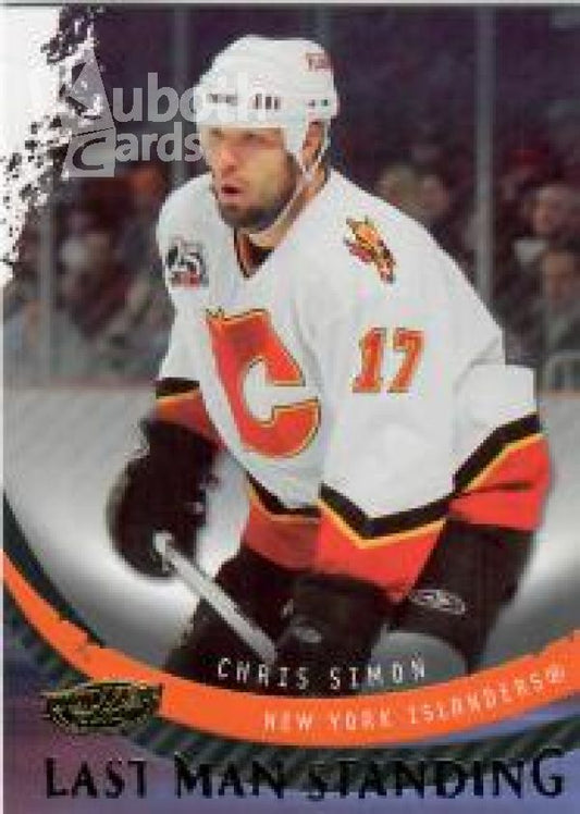 NHL 2006-07 Upper Deck Power Play Last Man Standing - No LM6 - Chris Simon