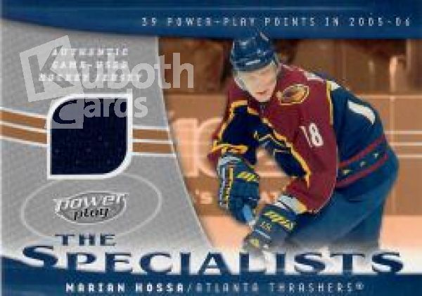 NHL 2006-07 Upper Deck Power Play Specialists Jerseys - No S-MH - Marian Hossa