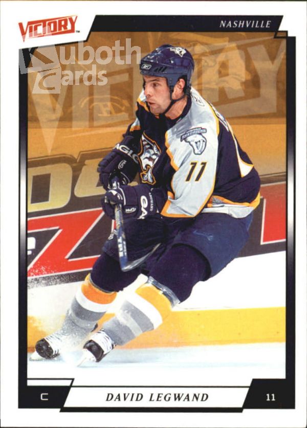 NHL 2006-07 Upper Deck Victory - No 115 - David Legwand