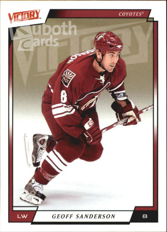 NHL 2006-07 Upper Deck Victory - No 155 - Geoff Sanderson