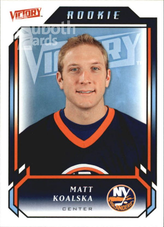 NHL 2006-07 Upper Deck Victory - No. 230 - Matt Koalska