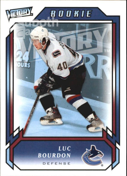 NHL 2006-07 Upper Deck Victory - No. 305 - Luc Bourdon