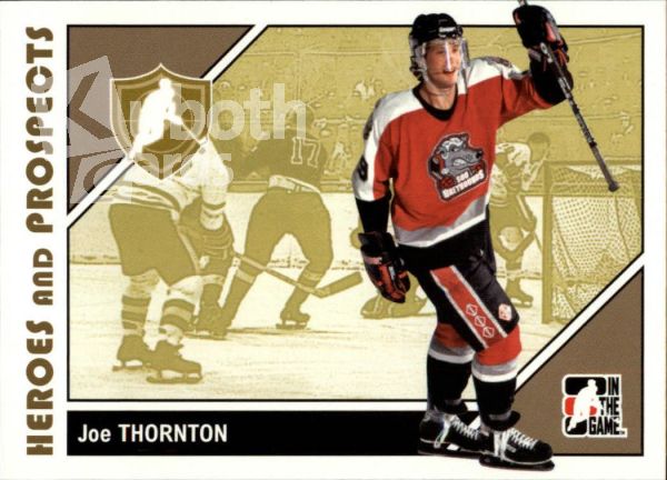 NHL 2007-08 ITG Heroes and Prospects - No 9 - Joe Thornton