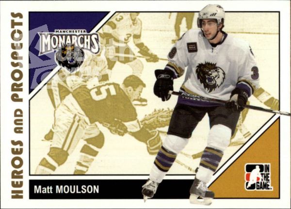 NHL 2007-08 ITG Heroes and Prospects - No 23 - Matt Moulson