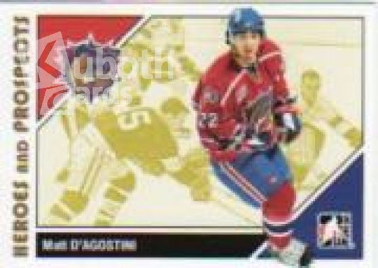 NHL 2007-08 ITG Heroes and Prospects - No 26 - Matt D'Agostini