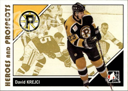 NHL 2007-08 ITG Heroes and Prospects - No 37 - David Krejci