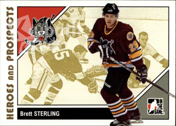 NHL 2007-08 ITG Heroes and Prospects - No 38 - Brett Sterling