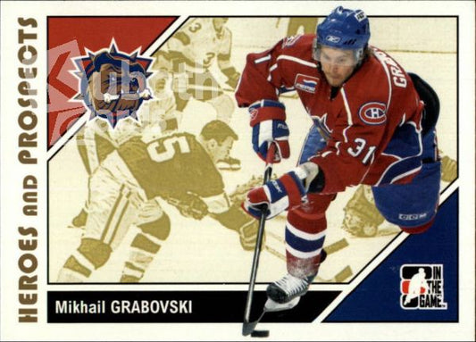 NHL 2007-08 ITG Heroes and Prospects - No 40 - Mikhail Grabovski