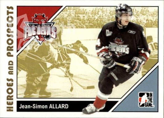 NHL 2007-08 ITG Heroes and Prospects - No 53 - Jean-Simon Allard