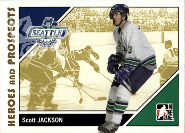 NHL 2007-08 ITG Heroes and Prospects - No 71 - Scott Jackson