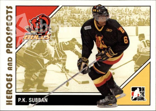 NHL 2007-08 ITG Heroes and Prospects - No 77 - P.K. Subban