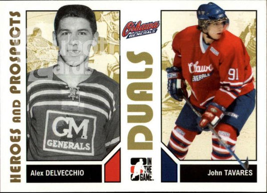 NHL 2007-08 ITG Heroes and Prospects - No 93 - Alex Delvecchio / John Tavares