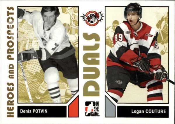 NHL 2007-08 ITG Heroes and Prospects - No 95 - Denis Potvin / Logan Couture