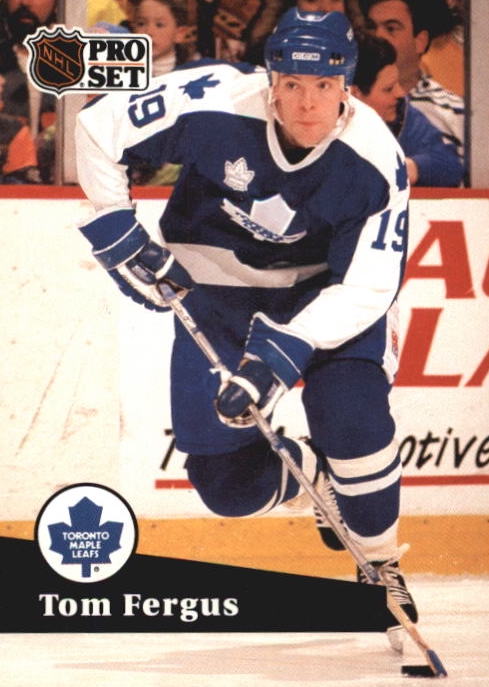 NHL 1991-92 ProSet French - No 234 - Tom Fergus