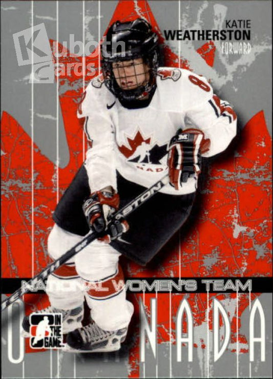 NHL 2007-08 ITG O Canada - No 35 - Katie Weatherston