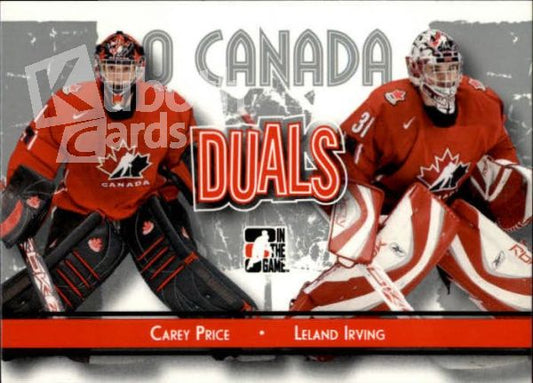 NHL 2007-08 ITG O Canada - No 86 - Carey Price / Leland Irving