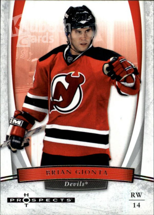 NHL 2007-08 Hot Prospects - No 12 - Brian Gionta